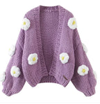 Cardigan Bordado à Mão