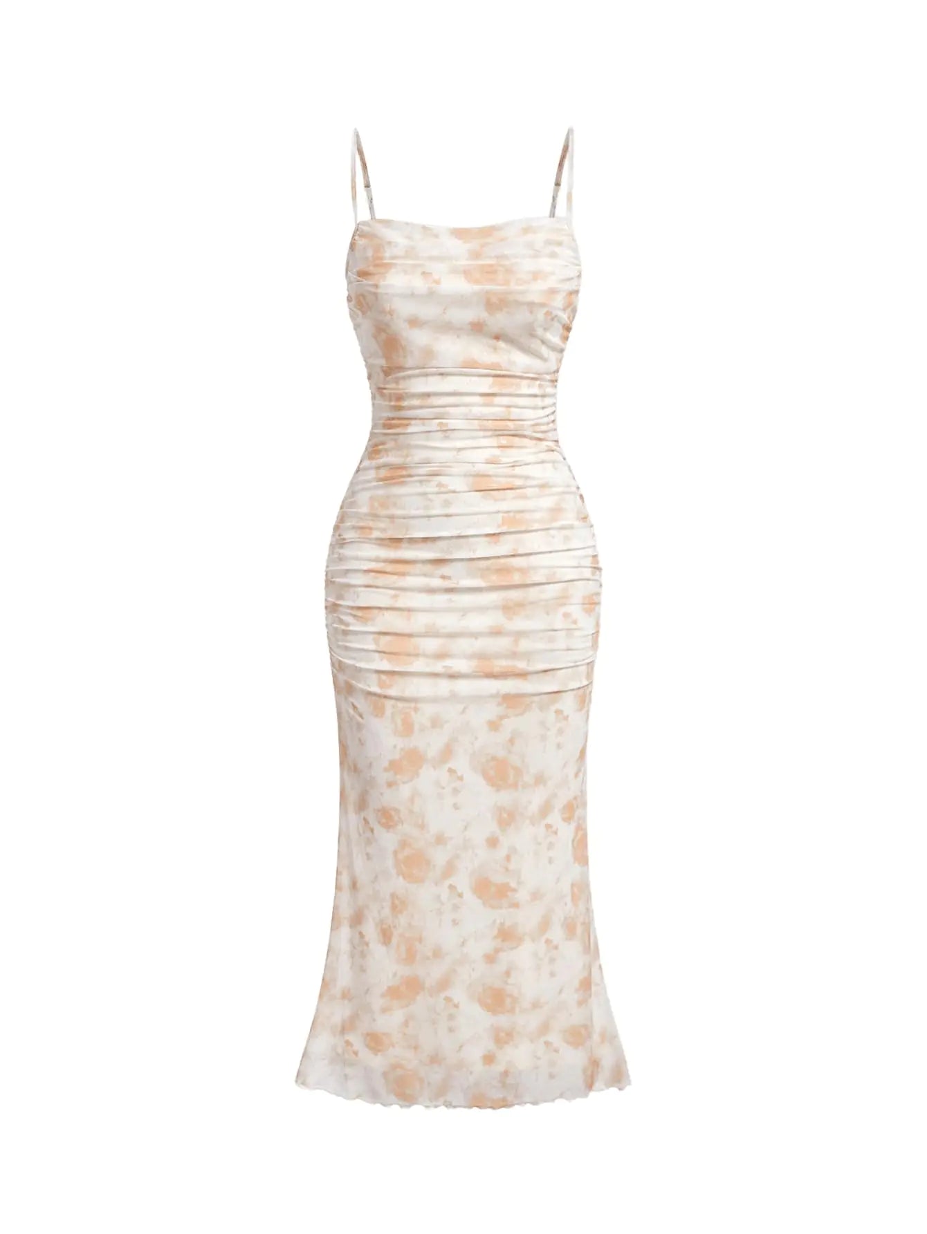 Vestido Midi Justo Floral