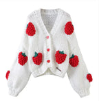 Cardigan Bordado à Mão